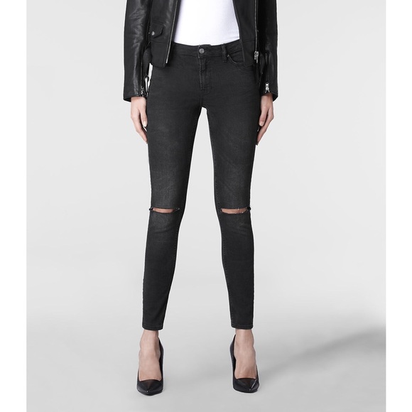 All Saints Denim - All Saints | Gray Templin Kenta Skinny Jeans